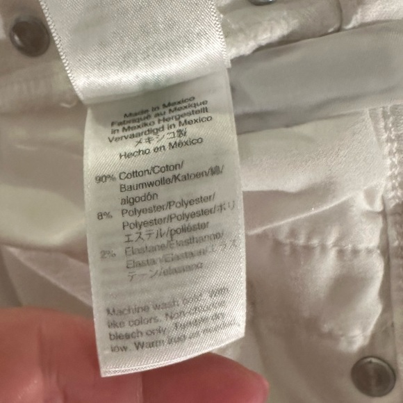 J. Crew 10" Vintage Slim-Straight Jean in White - Picture 12 of 16